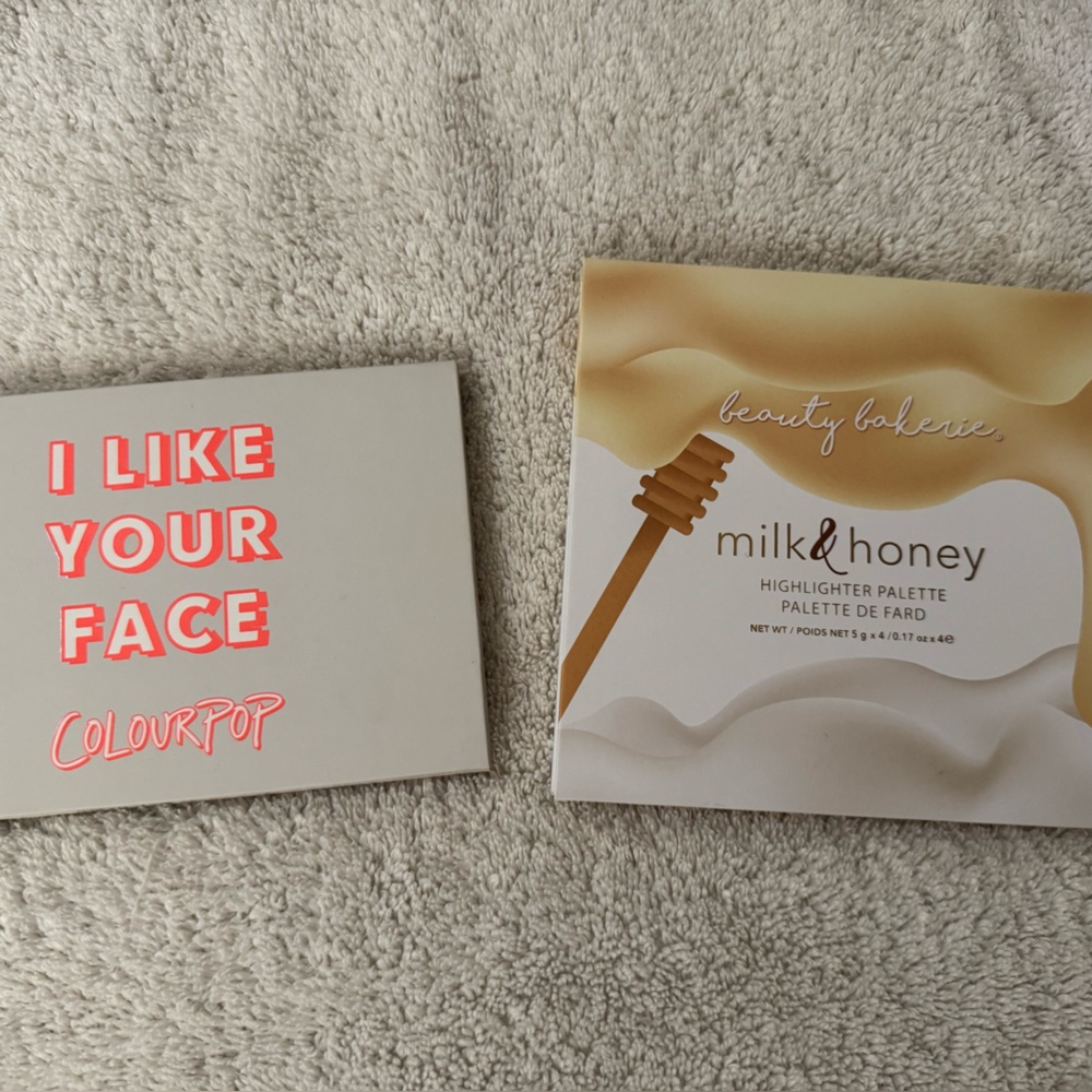 Colourpop and Beauty Bakerie Highlighter Palette Bundle